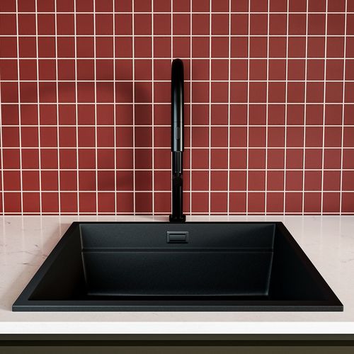 Zlewozmywak GLOBALO Miralio 60.1 Black/BL Mat na Arena.pl