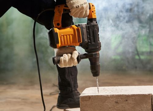 MŁOT UDAROWY OBROTOWY MŁOTOWIERTARKA SDS PLUS 1500W REGULACJA OBROTÓW na Arena.pl