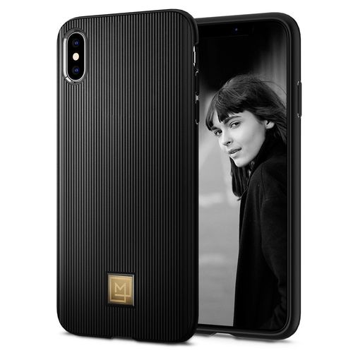 SPIGEN LA MANON CLASSY Apple iPhone XS Max - BLACK na Arena.pl