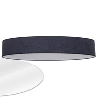 Lampa sufitowa plafon natynkowy oprawa abażur klosz antracyt 70 cm