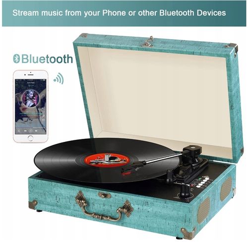 Gramofon Mersoco M435 33/45/78 BLUETOOTH AUX RCA na Arena.pl