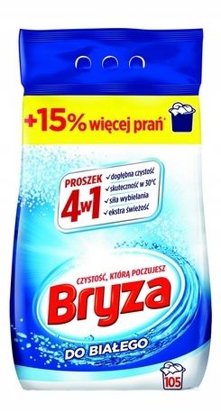 bryza 4w1 proszek white 6,825kg / 105 prań na Arena.pl