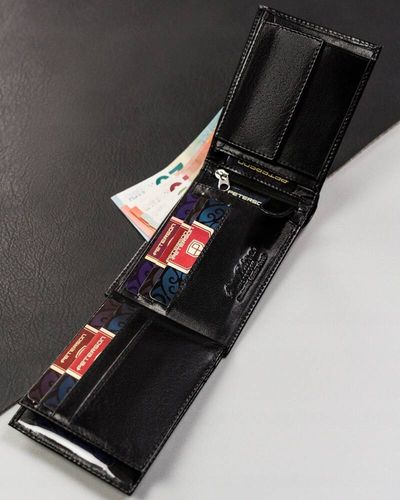 poziomy portfel męski ze skóry naturalnej - peterson na Arena.pl