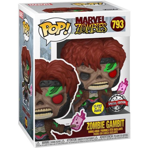 Funko POP! Marvel Zombies Zombie Gambit 793 SE Glo zdjęcie 1
