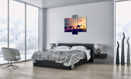 Obraz Na Płótnie - Pustynia Dromader - 95X80 Cm - Cb95X80-3672 na Arena.pl