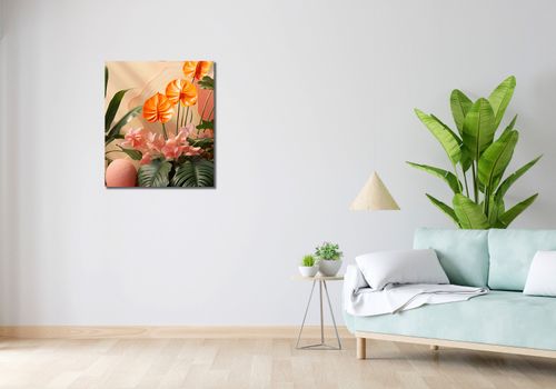 Obraz 60x70cm Pomarańczowy Raj na Arena.pl