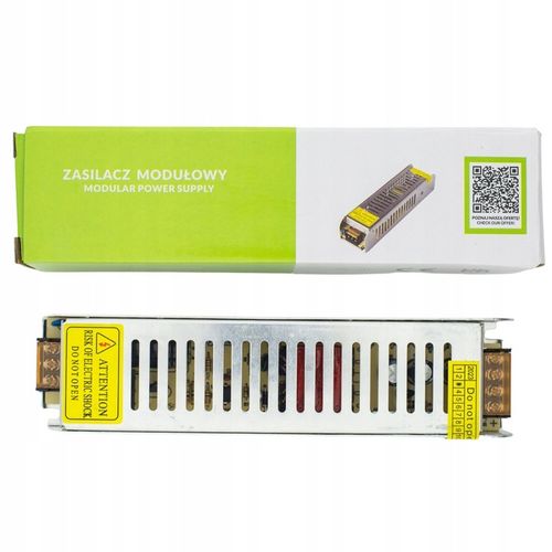 Zasilacz LED 12V 250W 20A Do Taśmy Slim Montażowy Modułowy Przemysłowy na Arena.pl
