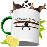 Kubek Zielony Dla Dziadka Na Prezent Urodziny Z Nadrukiem Ze Zdjęciem