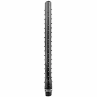 all black prysznicowa sonda analna silikonowa 27 cm prążkowana