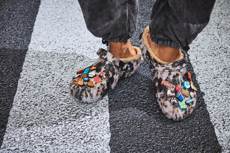 Crocs Męskie Buty Ocieplane Chodaki Klapki Baya Lined 205969 Clog 46-47 zdjęcie 8