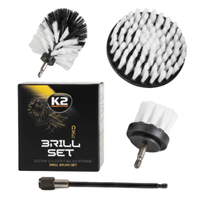 K2 BRILL SET PRO – Profesjonalny zestaw szczotek na wiertarkę (4 el.)