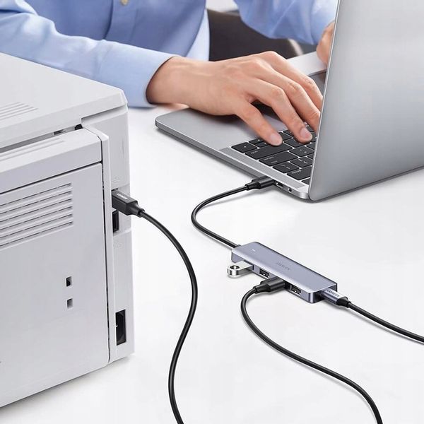 UGREEN ADAPTER HUB ROZDZIELACZ 4x USB 3.2 DO KOMPUTERA TRANSFER DO 5Gbps zdjęcie 6