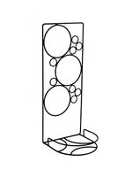 Kwietnik Winogrono [2042], ELGarden, Wymiary 1x20x50 cm, Kolor Czarny mat, ELGarden