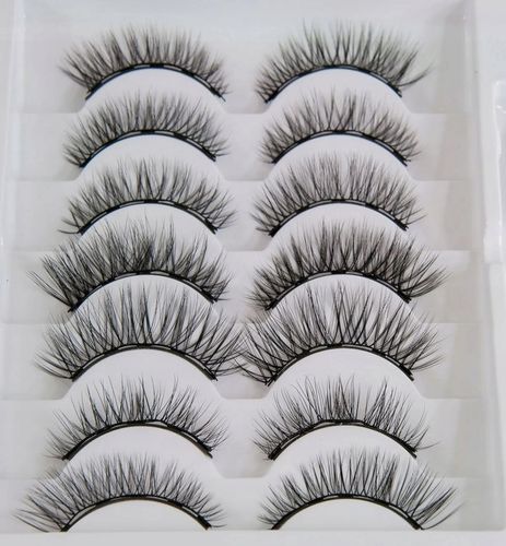 RZĘSY MAGNETYCZNE 7X DŁUGIE + PĘSETA + 2X EYELINER na Arena.pl