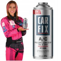 GAZ DO KLIMATYZACJI CarFix AC R134A Czynnik Olej Uszczelniacz Osuszacz 5w1