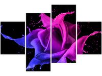 140CM 70 OBRAZ RÓŻA FARB JAKUB BANAŚ ŚCIENNY