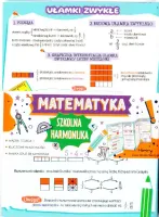 Ściąga Harmonijka. Matematyka. Ułamki Zwykłe I Dziesiętne