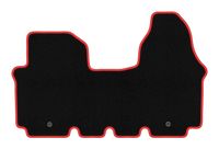 Dywaniki welurowe CARLUX-RED do Renault Trafic II 2001-2014, czarne