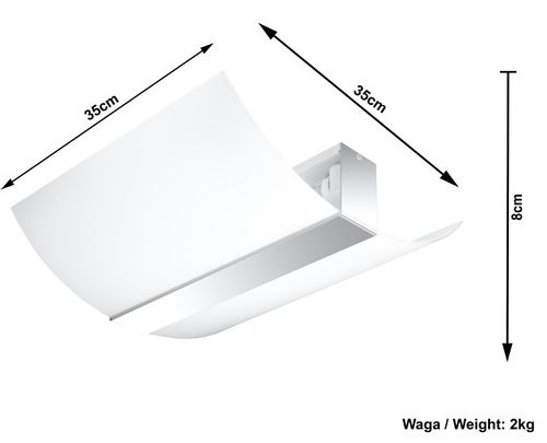 Plafon 2xE27 CARMEN Sollux na Arena.pl