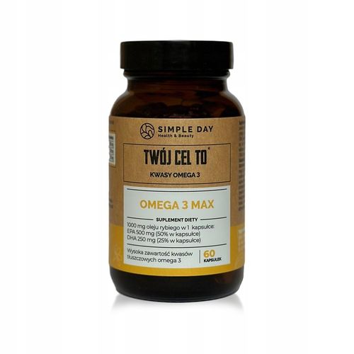 Suplement diety Twój Cel To Omega 3 Max 60 kapsułek na Arena.pl