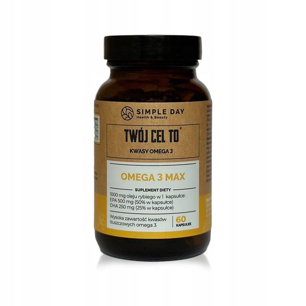 Suplement diety Twój Cel To Omega 3 Max 60 kapsułek zdjęcie 1
