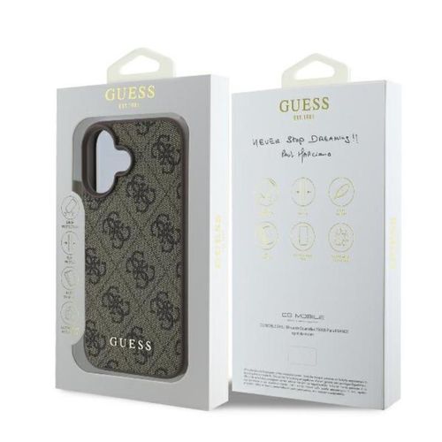 Guess 4G Classic - Etui iPhone 16 Plus (brązowy) na Arena.pl