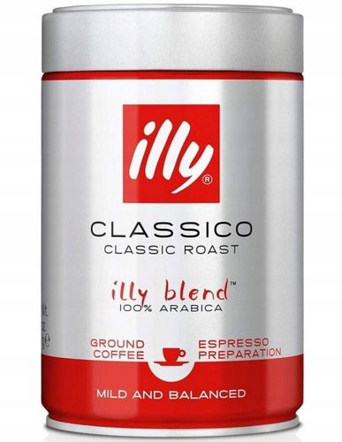 Illy Classico Espresso kawa mielona arabica średnio palona 250g na Arena.pl