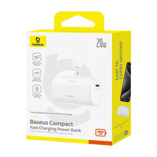 powerbank os-baseus compact ip 5000mah 20w (biały) na Arena.pl