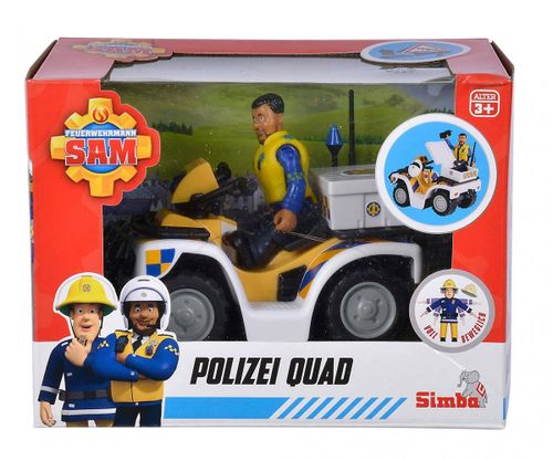 SIMBA STRAŻAK SAM Quad policyjny z figurką na Arena.pl