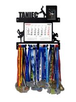 Wieszak na medale TANIEC z kalendarzem i ramką na zdjęcie twoje imię 394.1