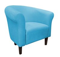 Fotel Milo Mikrofaza 14 niebieski nogi 15 venge