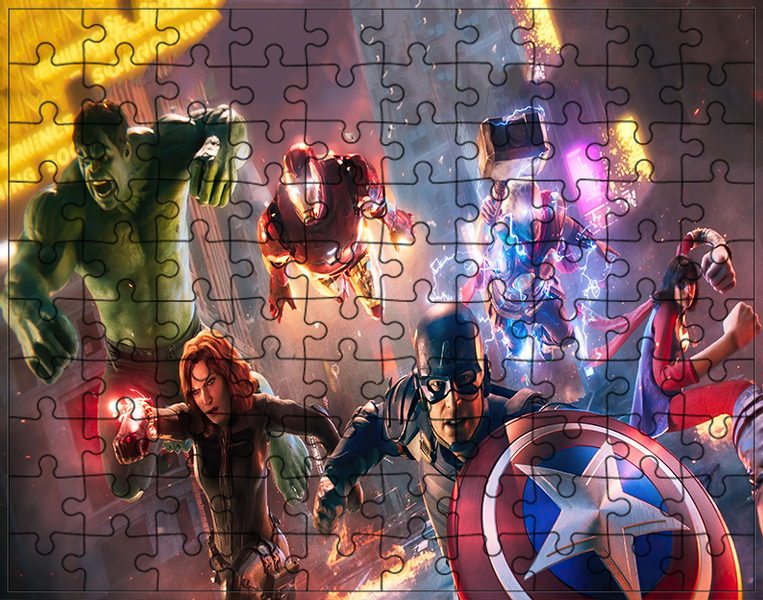 Puzzle Avengers zdjęcie 1