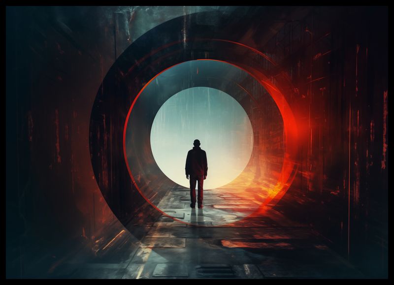 Plakat 70x50cm Portal do Świata zdjęcie 2