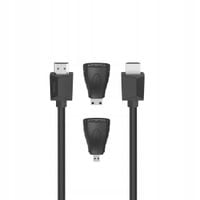 Kabel HAMA HDMI - 4K 1,5 m + adapter mini/micro