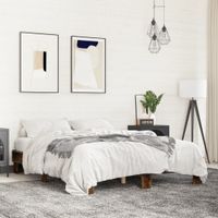 Rama łóżka, przydymiony dąb, 150x200 cm