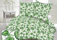 Pościel z kory 160x200 wzór egzotyczne liście