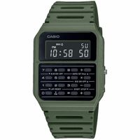 Zegarek Unisex Casio CALCULATOR Czarny Kolor Zielony