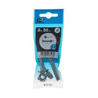 Śruba 8x50mm metryczny skok gwintu 2 szt. łeb okrągły fra