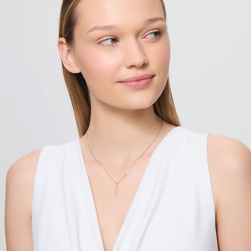 delikatny krzyżyk z żółtego złota 0,333 na Arena.pl