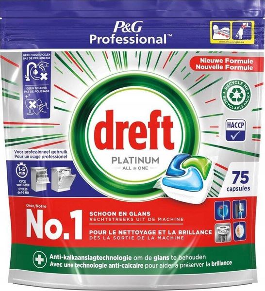 Dreft Platinum Kapsułki do Zmywarki 75 szt. zdjęcie 1