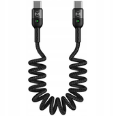 mcdodo kabel usb-c spiralny sprężynowy szybkie ładowanie usb typ c