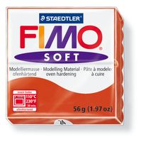 masa termoutwardzalna fimo soft 57g - czerwona - 24