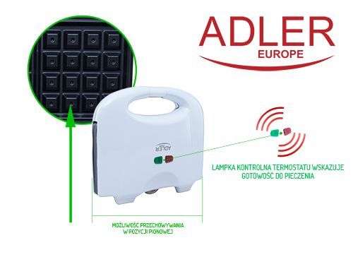 AD 311 Gofrownica 700 W zdjęcie 6