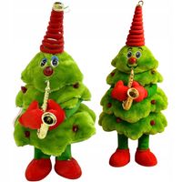 Choinka Z Saksofonem Tańcząca Oraz Grająca 8 Melodii Z Dzwoneczkiem 36cm