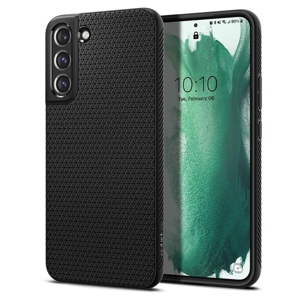 SPIGEN LIQUID AIR GALAXY S22+ PLUS MATTE BLACK zdjęcie 1