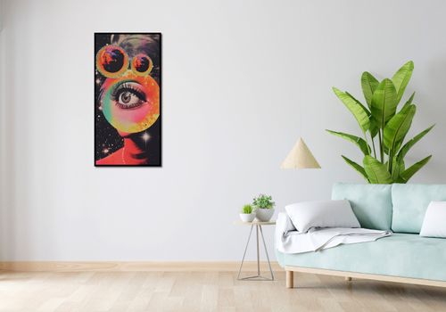 Plakat 50x100cm Oko w Kosmosie na Arena.pl