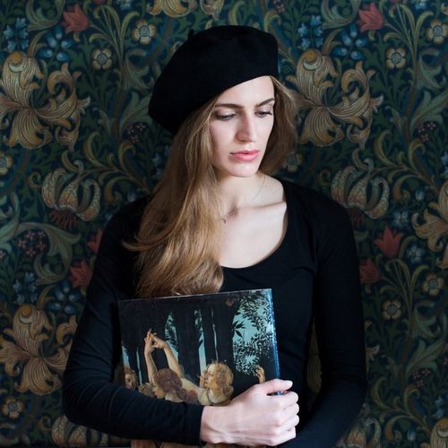 Beret damski wełniany Classic -klasyczny francuski antenka Czarny na Arena.pl