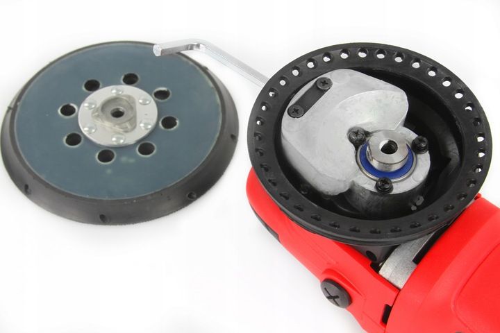 POLERKA SAMOCHODOWA szlifierka OSCYLACYJNA Z REGULACJĄ DUAL ACTION + GĄBKI zdjęcie 15