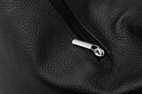 CZARNA TOREBKA SKÓRA NATURALNA WOREK SHOPPER A4 KLASYCZNA TORBA SKÓRZANA