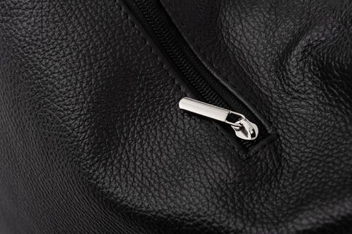 CZARNA TOREBKA SKÓRA NATURALNA WOREK SHOPPER A4 KLASYCZNA TORBA SKÓRZANA na Arena.pl